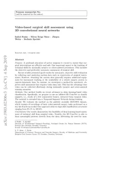 Video-based surgical skill assessment using 3D convolutional neural
  networks