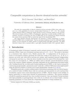 Composable computation in discrete chemical reaction networks