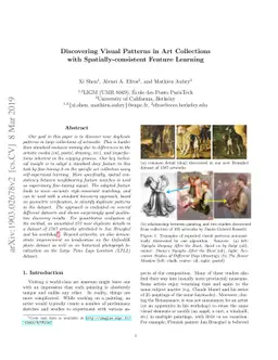 Discovering Visual Patterns in Art Collections with Spatially-consistent
  Feature Learning