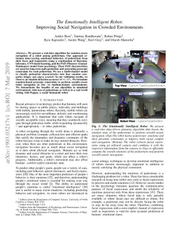 The Emotionally Intelligent Robot: Improving Social Navigation in
  Crowded Environments