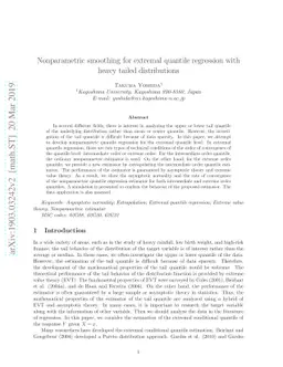 Nonparametric smoothing for extremal quantile regression with heavy
  tailed distributions