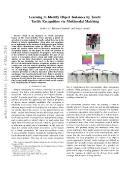 Learning to Identify Object Instances by Touch: Tactile Recognition via
  Multimodal Matching