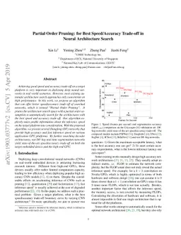 Partial Order Pruning: for Best Speed/Accuracy Trade-off in Neural
  Architecture Search