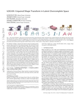 LOGAN: Unpaired Shape Transform in Latent Overcomplete Space