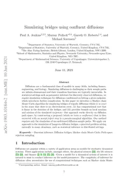Simulating bridges using confluent diffusions