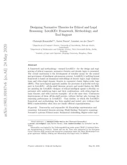Designing Normative Theories for Ethical and Legal Reasoning: LogiKEy
  Framework, Methodology, and Tool Support