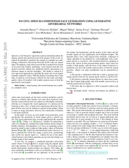 Wav2Pix: Speech-conditioned Face Generation using Generative Adversarial
  Networks
