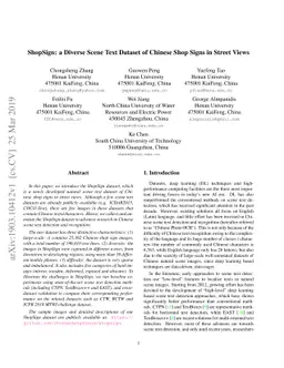 ShopSign: a Diverse Scene Text Dataset of Chinese Shop Signs in Street
  Views