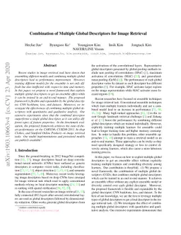 Combination of Multiple Global Descriptors for Image Retrieval