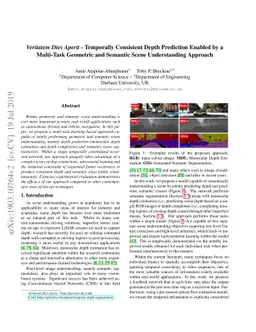 Veritatem Dies Aperit- Temporally Consistent Depth Prediction Enabled by
  a Multi-Task Geometric and Semantic Scene Understanding Approach