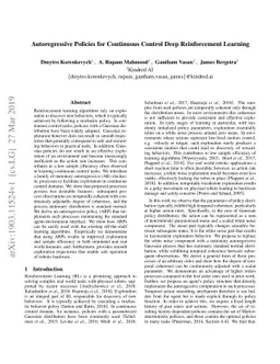 Autoregressive Policies for Continuous Control Deep Reinforcement
  Learning
