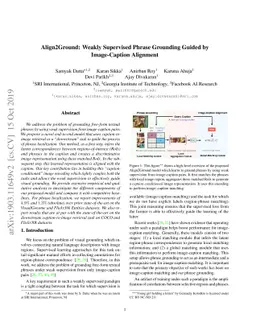 Align2Ground: Weakly Supervised Phrase Grounding Guided by Image-Caption
  Alignment