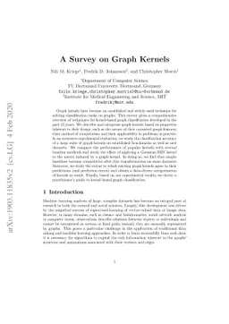 A Survey on Graph Kernels