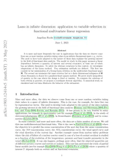 Lasso in infinite dimension: application to variable selection in
  functional multivariate linear regression