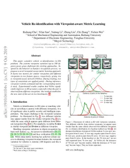 Vehicle Re-identification with Viewpoint-aware Metric Learning