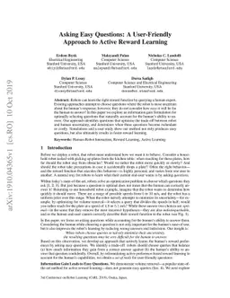 Asking Easy Questions: A User-Friendly Approach to Active Reward
  Learning