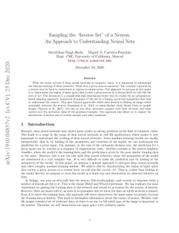 Sampling the "Inverse Set" of a Neuron: An Approach to Understanding
  Neural Nets