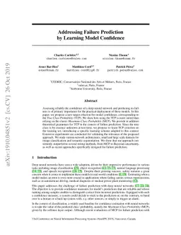 Addressing Failure Prediction by Learning Model Confidence