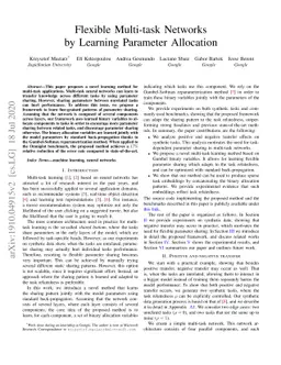 Flexible Multi-task Networks by Learning Parameter Allocation