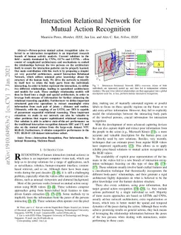 Interaction Relational Network for Mutual Action Recognition