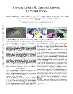 Shooting Labels: 3D Semantic Labeling by Virtual Reality