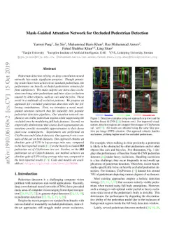Mask-Guided Attention Network for Occluded Pedestrian Detection