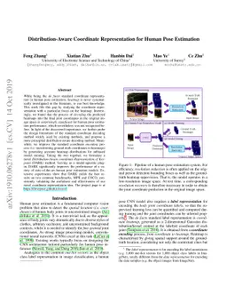 Distribution-Aware Coordinate Representation for Human Pose Estimation