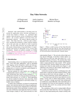 Tiny Video Networks