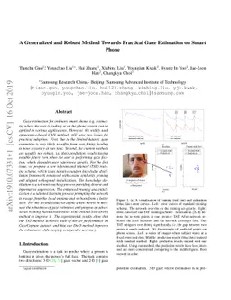 A Generalized and Robust Method Towards Practical Gaze Estimation on
  Smart Phone