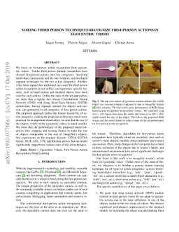 Making Third Person Techniques Recognize First-Person Actions in
  Egocentric Videos