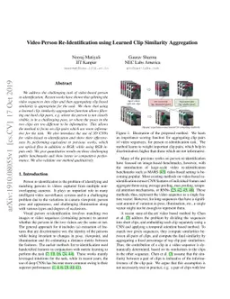 Video Person Re-Identification using Learned Clip Similarity Aggregation