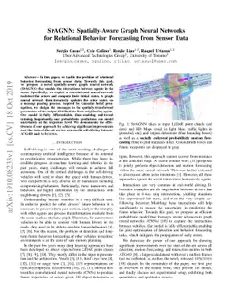Spatially-Aware Graph Neural Networks for Relational Behavior
  Forecasting from Sensor Data