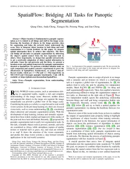 SpatialFlow: Bridging All Tasks for Panoptic Segmentation