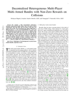 Decentralized Heterogeneous Multi-Player Multi-Armed Bandits with
  Non-Zero Rewards on Collisions