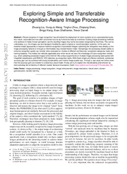 Exploring Simple and Transferable Recognition-Aware Image Processing