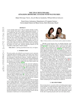 The SWAX Benchmark: Attacking Biometric Systems with Wax Figures
