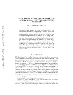 Berry-Esseen bounds for Chernoff-type non-standard asymptotics in
  isotonic regression