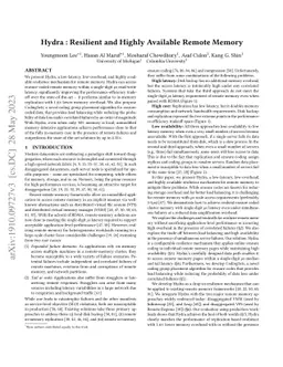 Hydra: Resilient and Highly Available Remote Memory