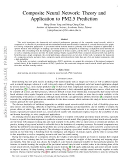 Composite Neural Network: Theory and Application to PM2.5 Prediction