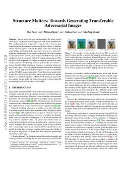 Structure Matters: Towards Generating Transferable Adversarial Images