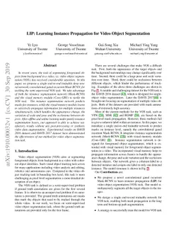 LIP: Learning Instance Propagation for Video Object Segmentation