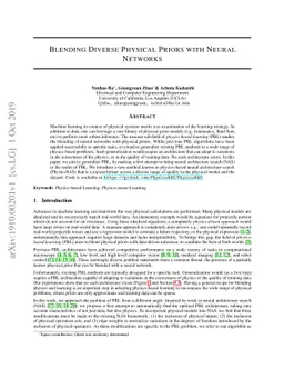 Blending Diverse Physical Priors with Neural Networks