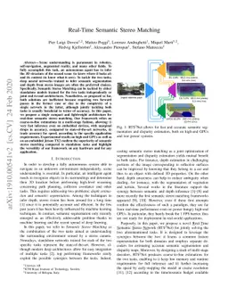 Real-Time Semantic Stereo Matching