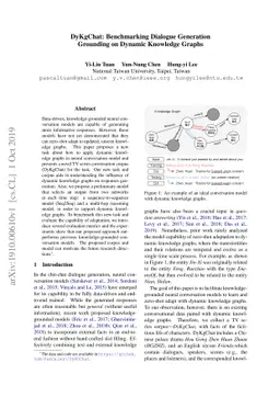 DyKgChat: Benchmarking Dialogue Generation Grounding on Dynamic
  Knowledge Graphs