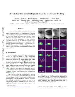 RITnet: Real-time Semantic Segmentation of the Eye for Gaze Tracking