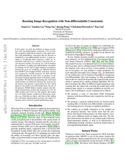 Boosting Image Recognition with Non-differentiable Constraints