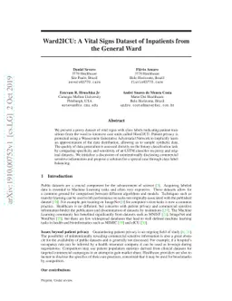 Ward2ICU: A Vital Signs Dataset of Inpatients from the General Ward