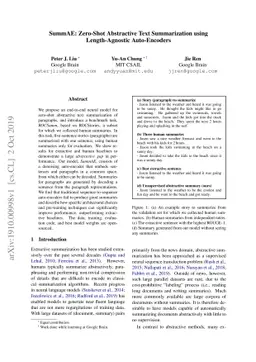 SummAE: Zero-Shot Abstractive Text Summarization using Length-Agnostic
  Auto-Encoders