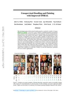 Unsupervised Doodling and Painting with Improved SPIRAL