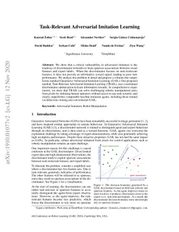 Task-Relevant Adversarial Imitation Learning